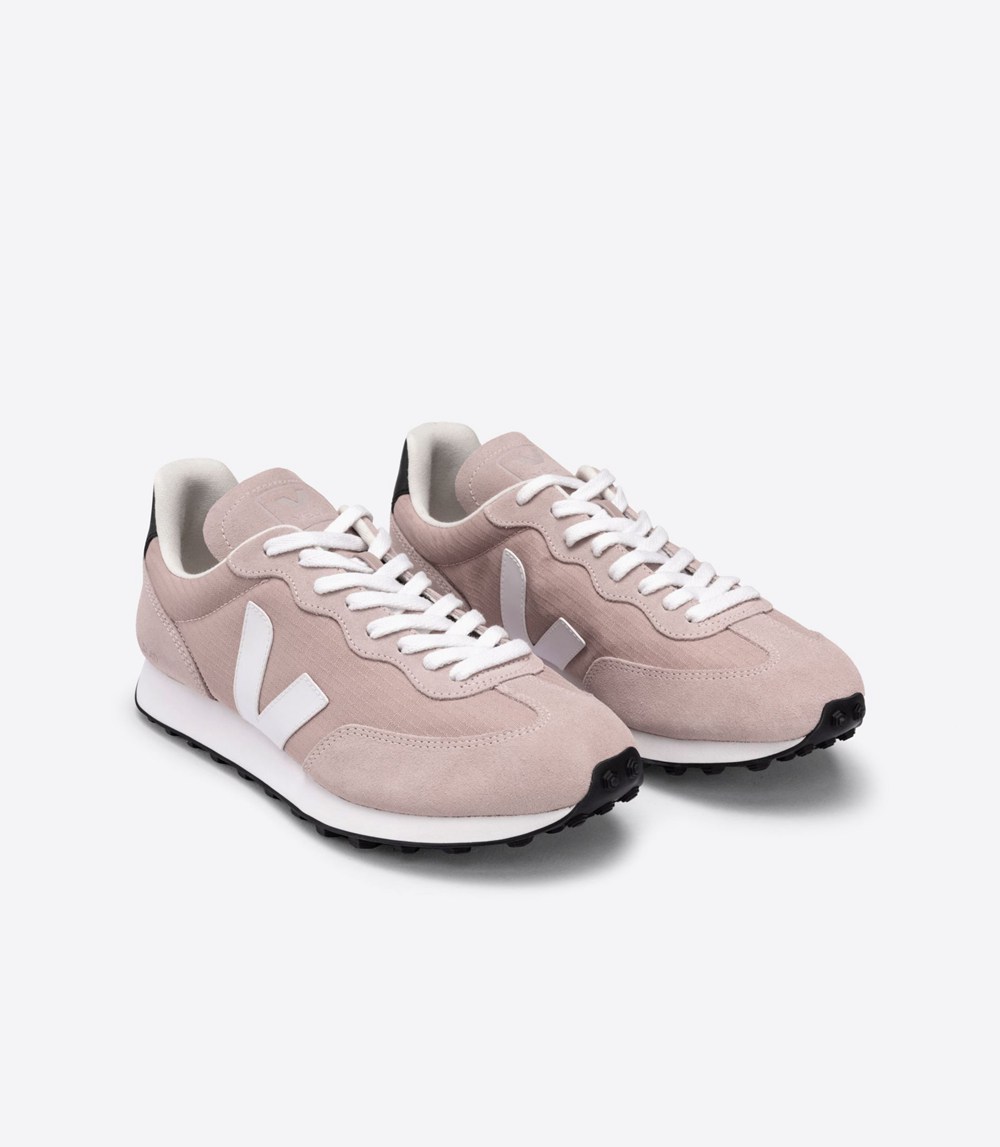 Veja Trainers Womens Pink/White - Rio Branco Ripstop - DRYL-26917